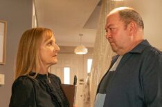 Lesley Sharp and Mark Addy in 'The Full Monty'