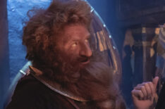 Owain Arthur as Durin behind the scenes of 'The Rings of Power' Season 1