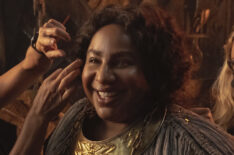 Sophia Nomvete as Disa behind the scenes of 'The Rings of Power' - Season 1