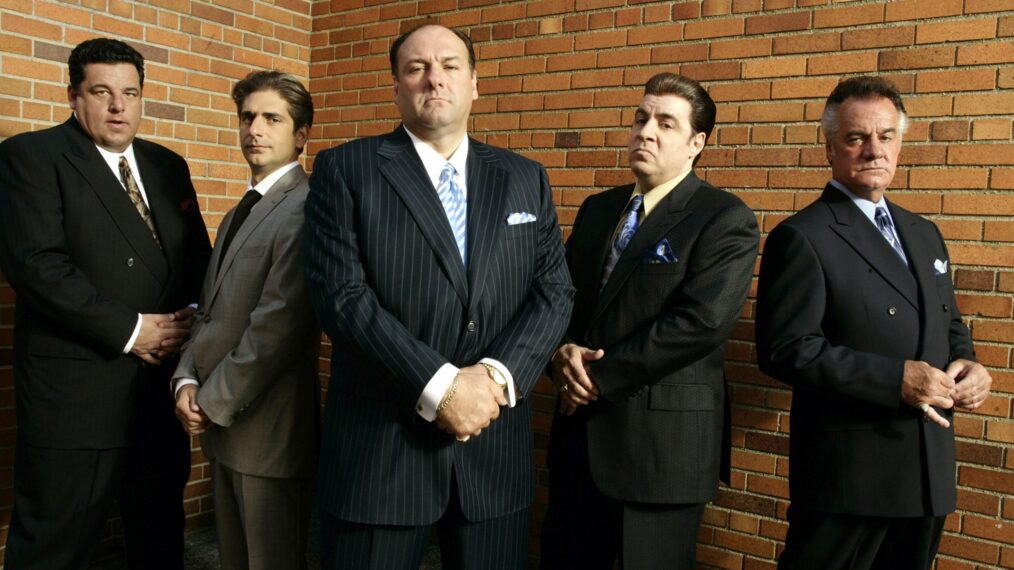 The Sopranos - Steven R. Schirripa, Michael Imperioli, James Gandolfini, Steven Van Zandt, Tony Sirico