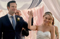 Jake Epstein and Becca Tobin in 'The Wedding Contract'