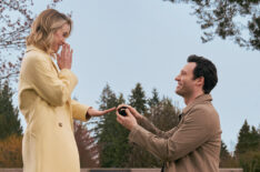 Becca Tobin and Jake Epstein in 'The Wedding Contract'