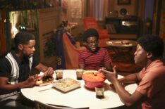 Dule Hill, Elisha Williams, and Tituss Burgess in 'The Wonder Years' Season 2