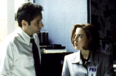 David Duchovny and Gillian Anderson in 'The X-Files'