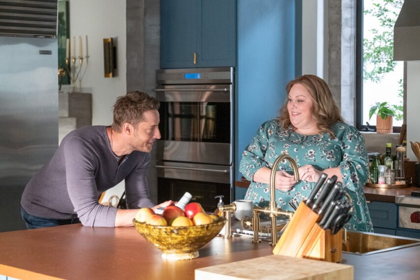 Justin Hartley and Chrissy Metz in 'This Is Us' Season 6