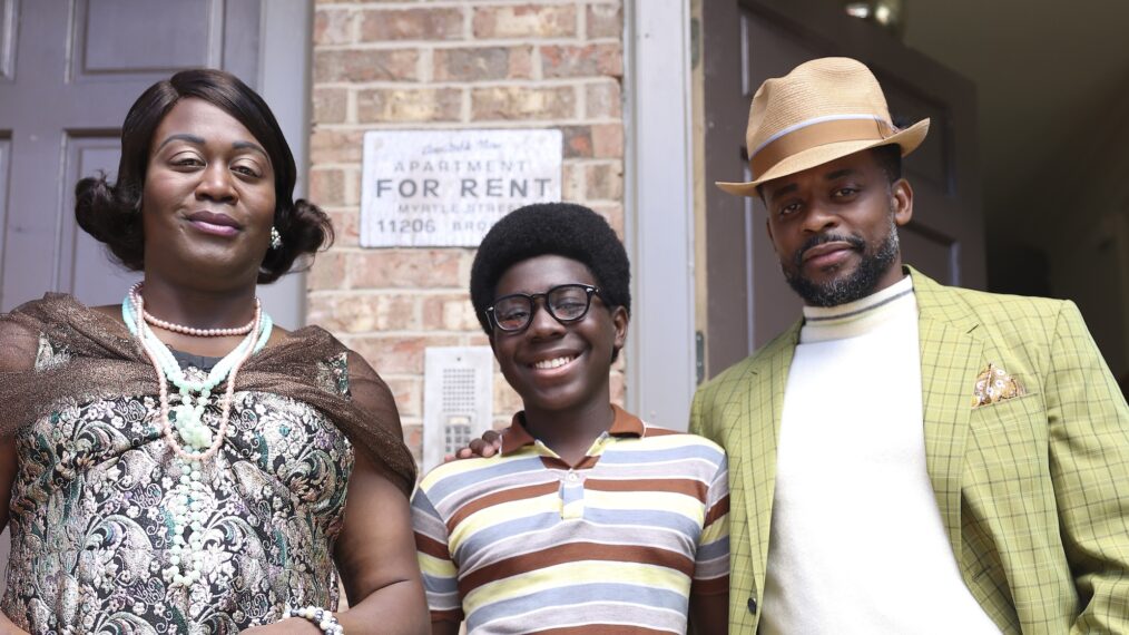 Tituss Burgess, Elisha Williams, and Dule Hill in The Wonder Years