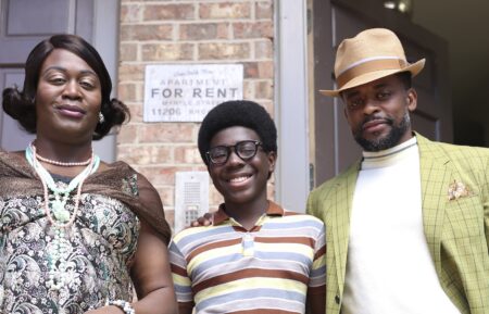 Tituss Burgess, Elisha Williams, and Dule Hill in The Wonder Years