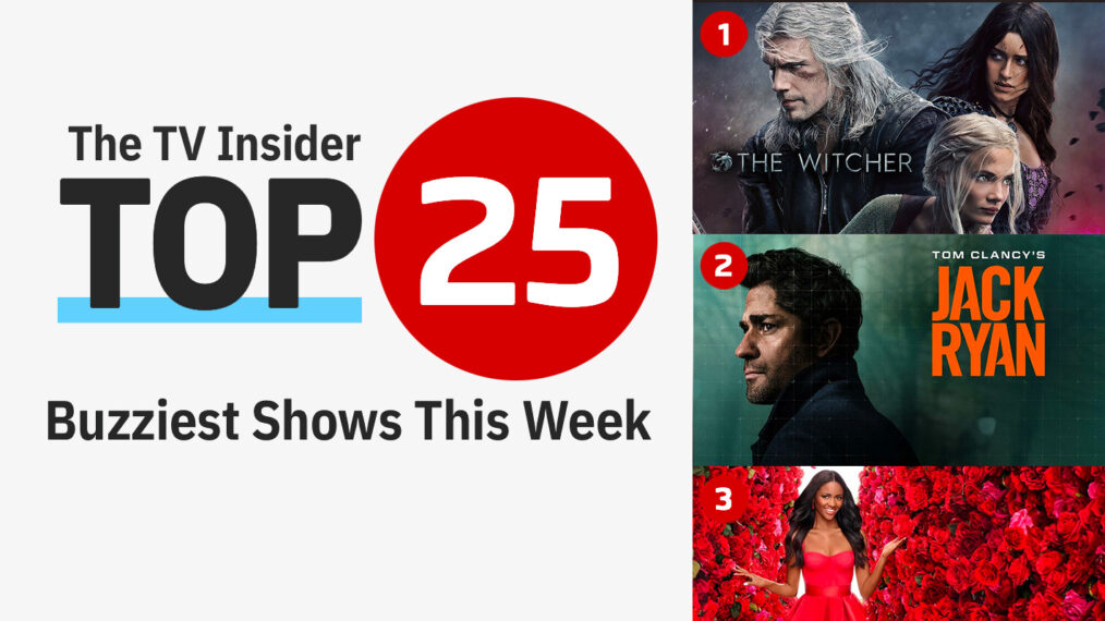 'The Witcher,' 'Jack Ryan,' and 'The Bachelorette' - Top 25