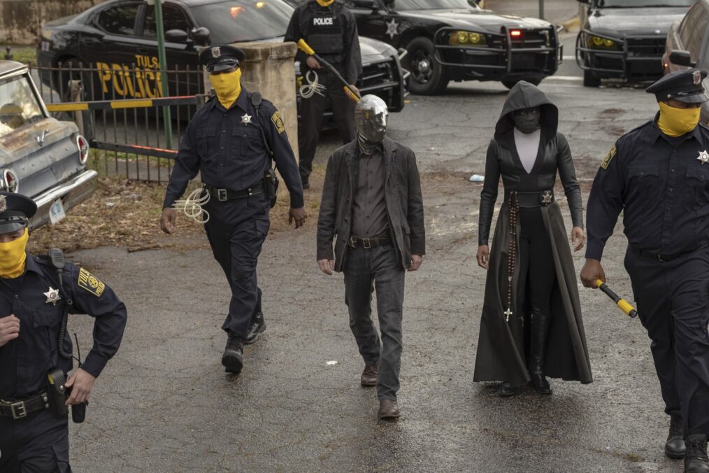 Tim Blake Nelson and Regina King in 'Watchmen'