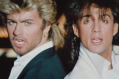 George Michael and Andrew Ridgeley in 'Wham!' on Netflix