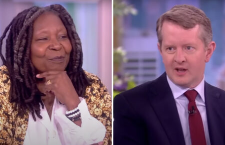 Whoopi Goldberg and Ken Jennings on The View