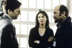 Martin Donovan, Michelle Forbes, and Ted Levine in 'Wonderland'