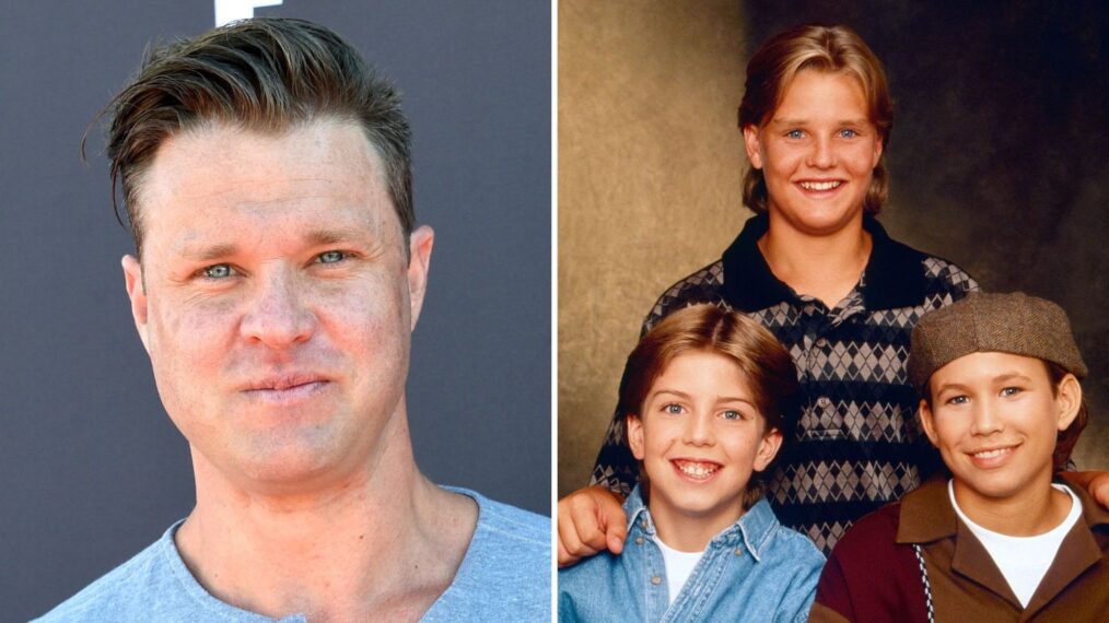 Zachery Ty Bryan in 2016 (L); Zachery Ty Bryan, Jonathan Taylor Thomas, and Taran Noah Smith in 'Home Improvement'