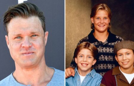 Zachery Ty Bryan in 2016 (L); Zachery Ty Bryan, Jonathan Taylor Thomas, and Taran Noah Smith in 'Home Improvement'