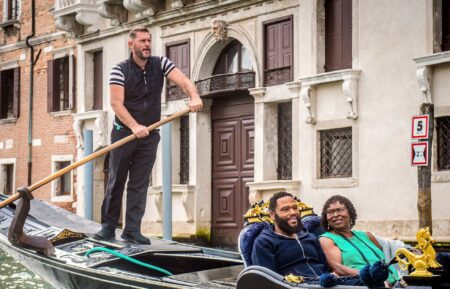 Trippin' With Anthony Anderson & Mama Doris - in a gondola in Venice