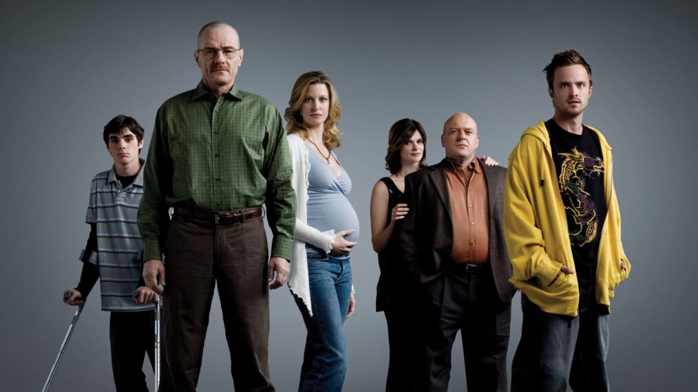 The cast of Breaking Bad