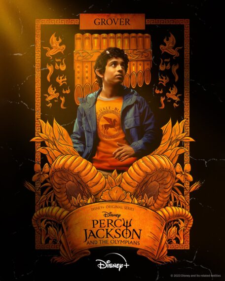 Póster del personaje de Grover para 'Percy Jackson y los dioses del Olimpo'