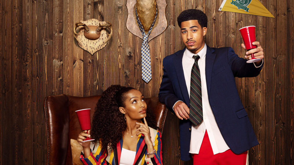 Yara Shahidi and Marcus Scribner in Grown-ish