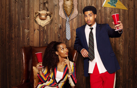 Yara Shahidi and Marcus Scribner in Grown-ish