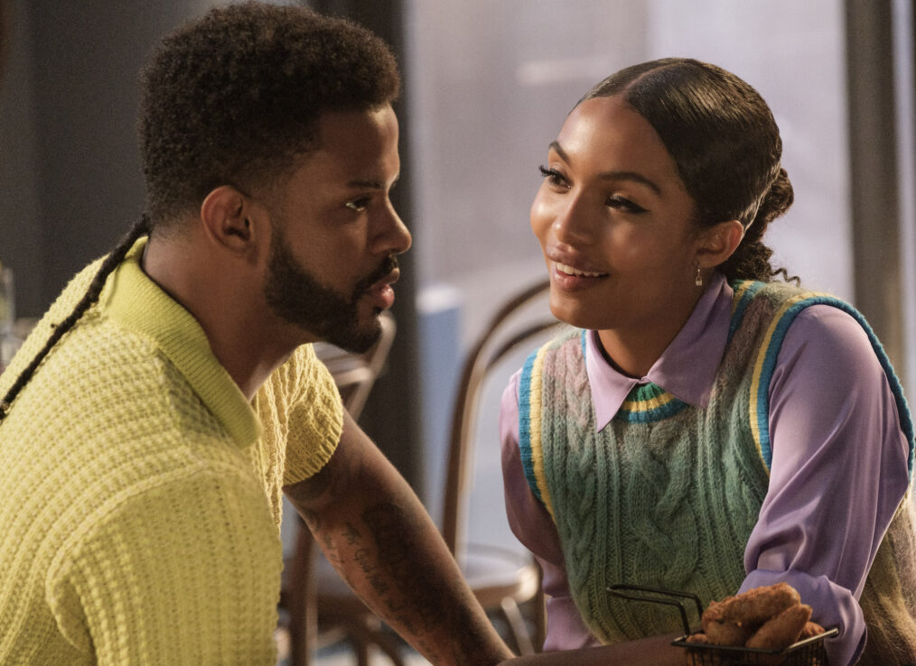 Trevor Jackson and Yara Shahidi in Grown-ish