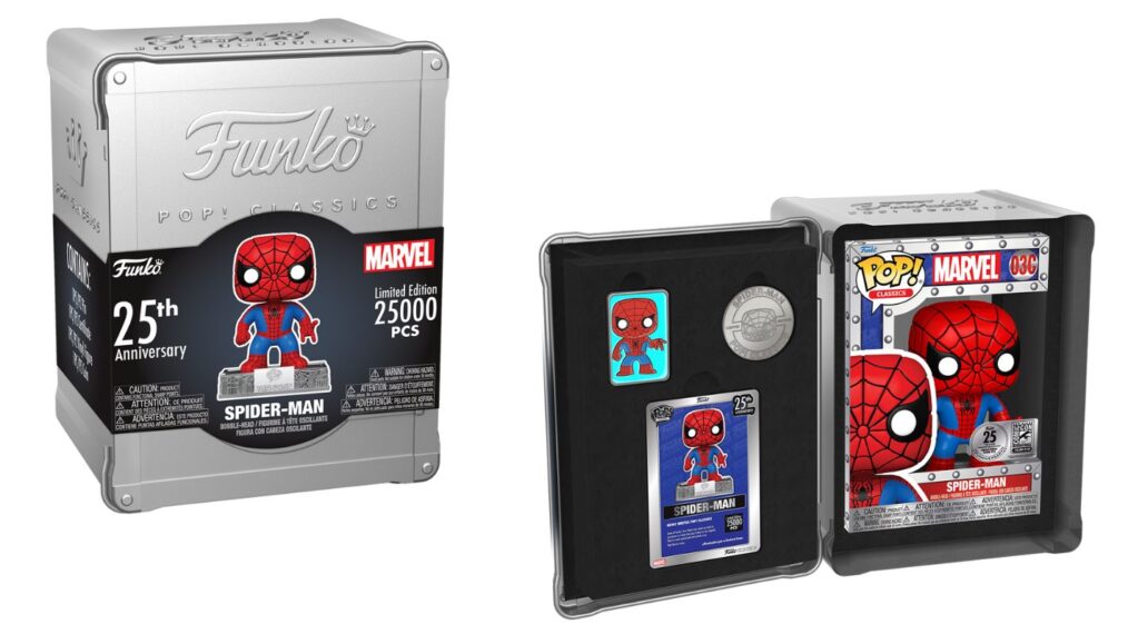 Pop! Classics Spider-Man Funko 25th Anniversary