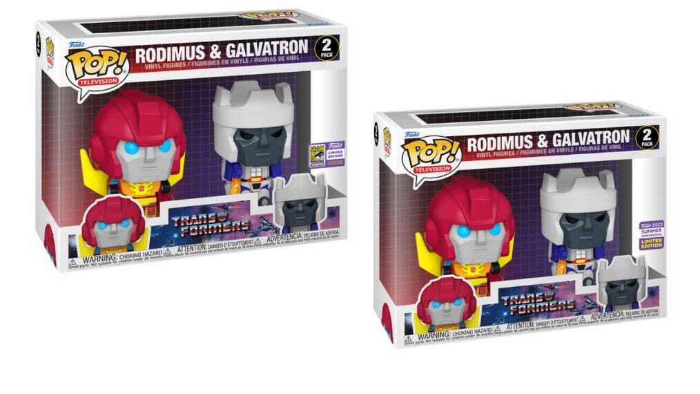 Pop! Television: Transformers Rodimus & Galvatron 2-Pack