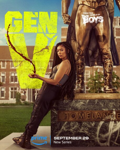 Jaz Sinclair in the key art for 'Gen V'