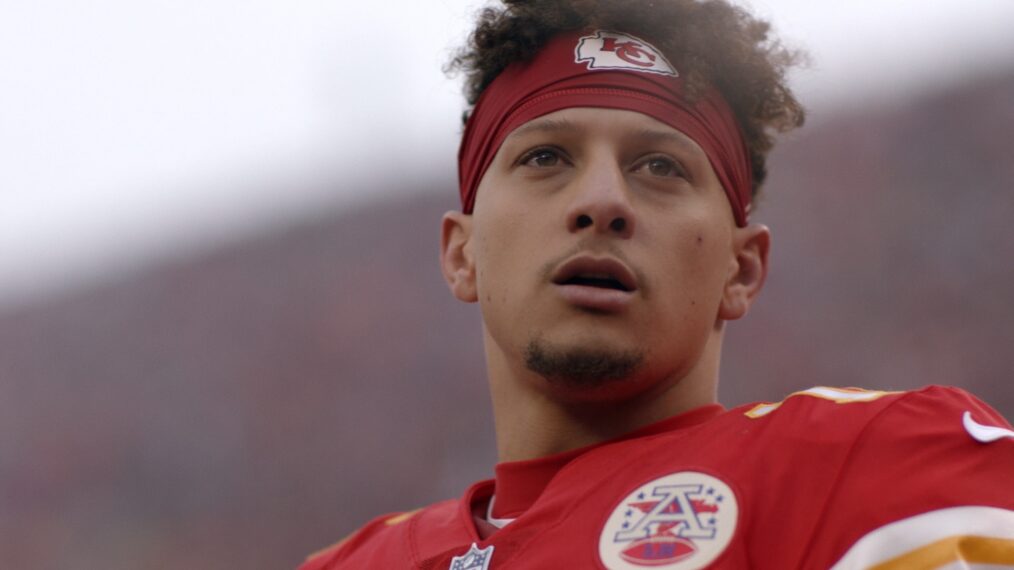 Patrick Mahomes in 'Quarterback' on Netflix