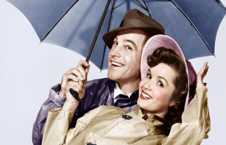 Gene Kelly and Debbie Reynolds in 'Singin in the rain'