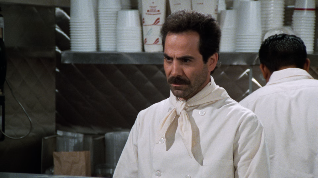 Larry Thomas as Yev Kassem or the Soup Nazi on Seinfeld