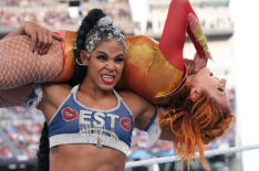 Bianca Belair and Becky Lynch in 'SummerSlam'