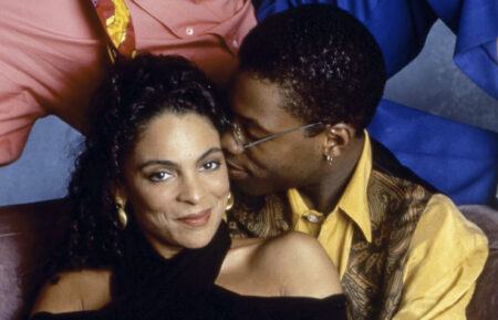 Darryl M. Bell, Jasmine Guy, and Kadeem Hardison in 'A Different World'