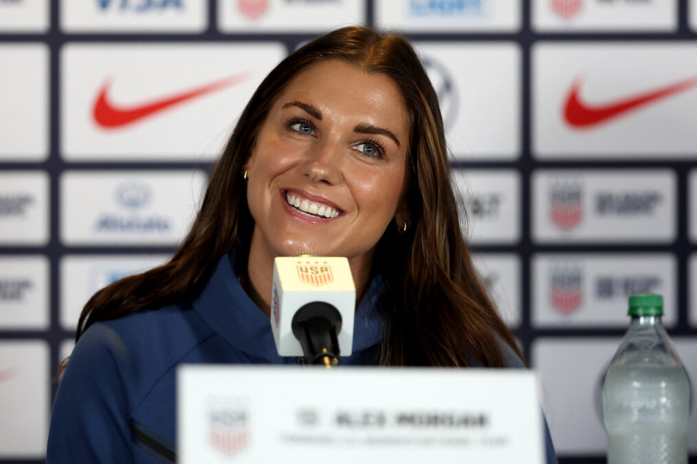 Alex Morgan #13 of Team United States soccer