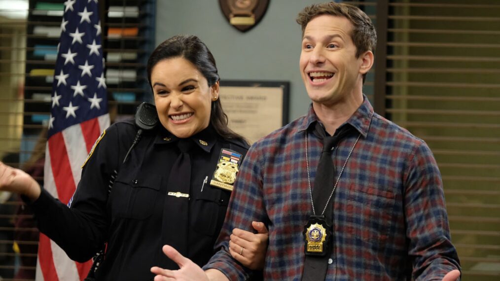 Brooklyn Nine-Nine - Andy Samberg and Melissa Fumero