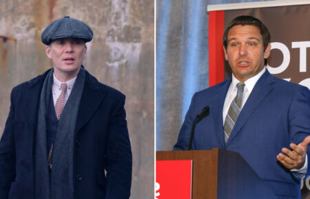 Cillian Murphy as Tommy Shelby/Ron DeSantis