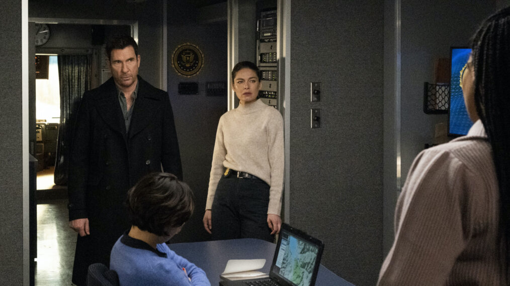 Dylan McDermott and Alexa Davalos in 'FBI: Most Wanted'
