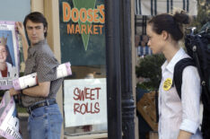 Sean Gunn as Kirk Gleason and Alexis Bledel as Rory Gilmore in 'Gilmore Girls'