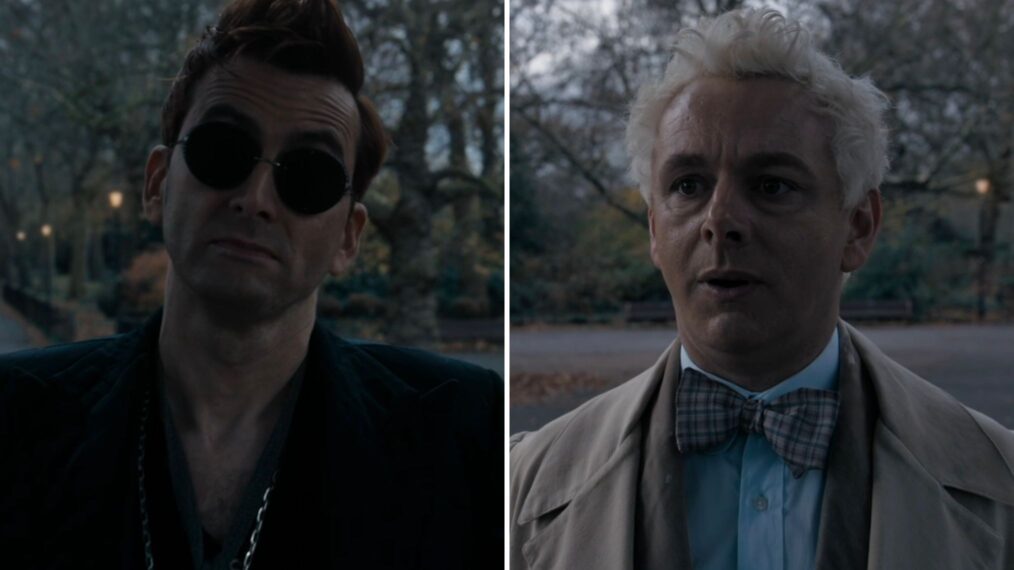 David Tennant and Michael Sheen in 'Good Omens'