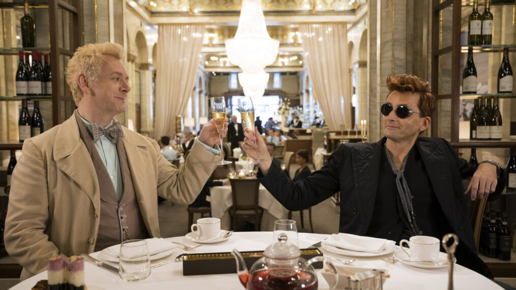 Michael Sheen and David Tennant in 'Good Omens'