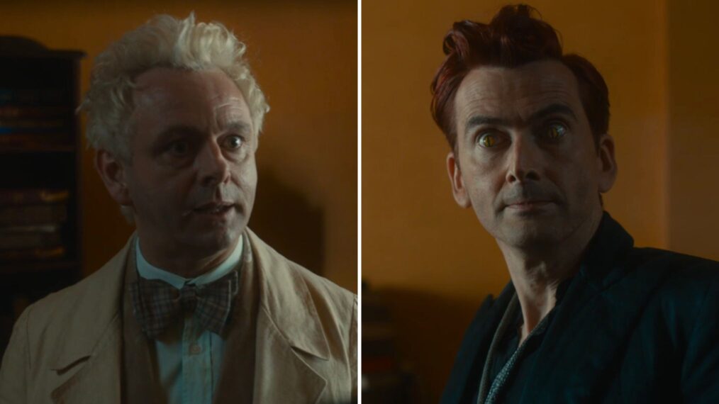 Michael Sheen and David Tennant in 'Good Omens'