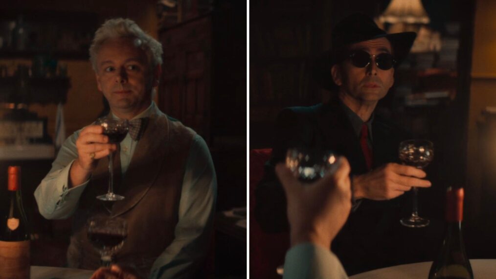 Michael Sheen and David Tennant in 'Good Omens'