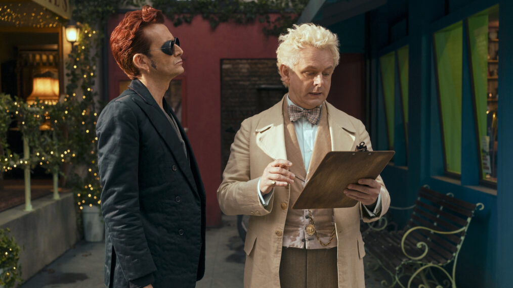 David Tennant and Michael Sheen in 'Good Omens'