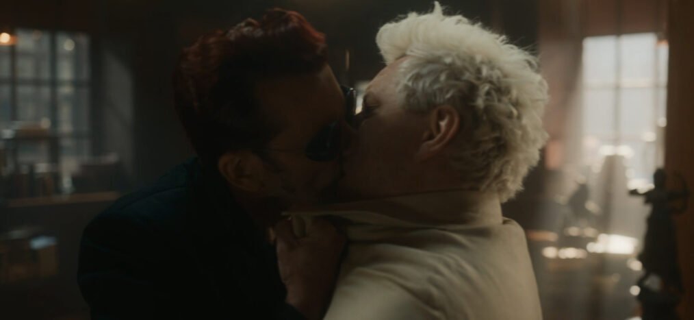 David Tennant and Michael Sheen in 'Good Omens'