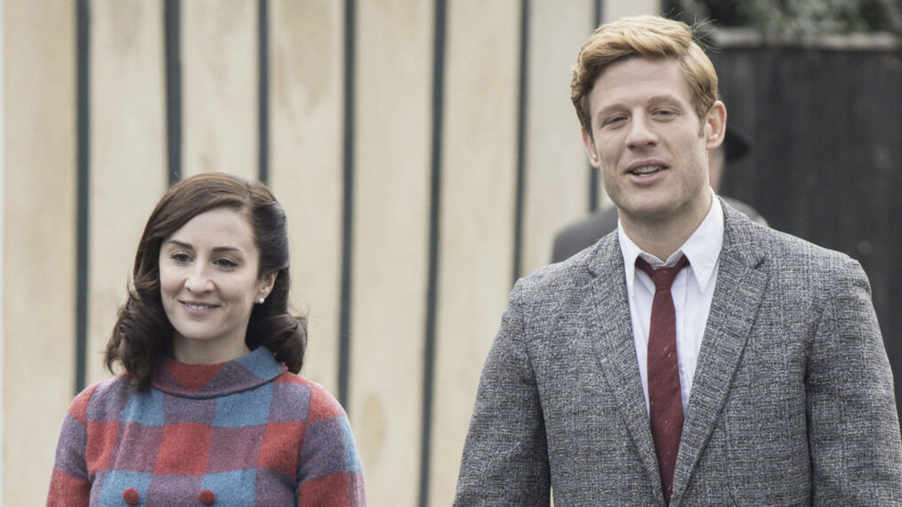 Morven Christie as Amanda and James Norton as Sidney in 'Grantchester' - Season 3