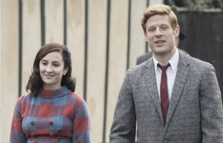 Morven Christie as Amanda and James Norton as Sidney in 'Grantchester' - Season 3