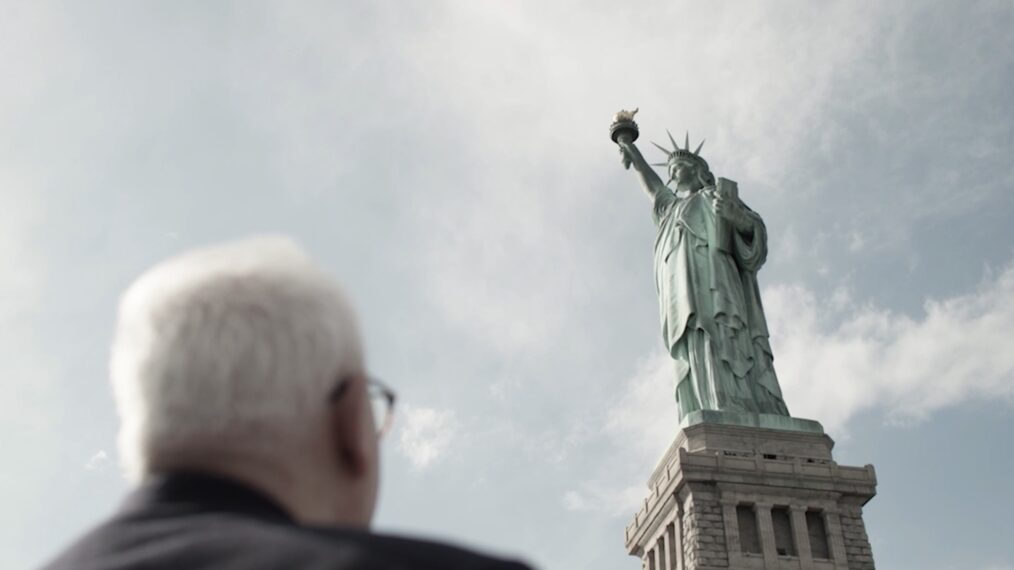 David Rubenstein visits the Statue of Liberty in PBS's 'Iconic America'