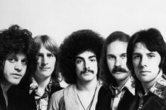 George Tickner, Neal Schon, Ross Valory, and Gregg Rolie from Journey