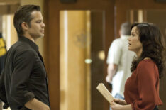 Timothy Olyphant and Carla Gugino in 'Justified'