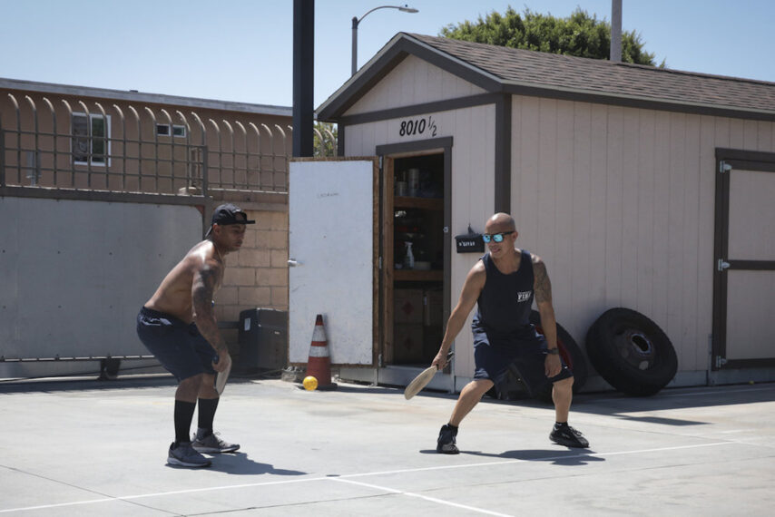 Dushone Roman and Tony Huynh in 'LA Fire & Rescue'