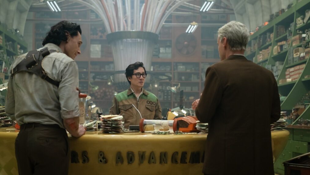 Tom Hiddleston, Ke Huy Quan, and Owen Wilson in 'Loki' Season 2